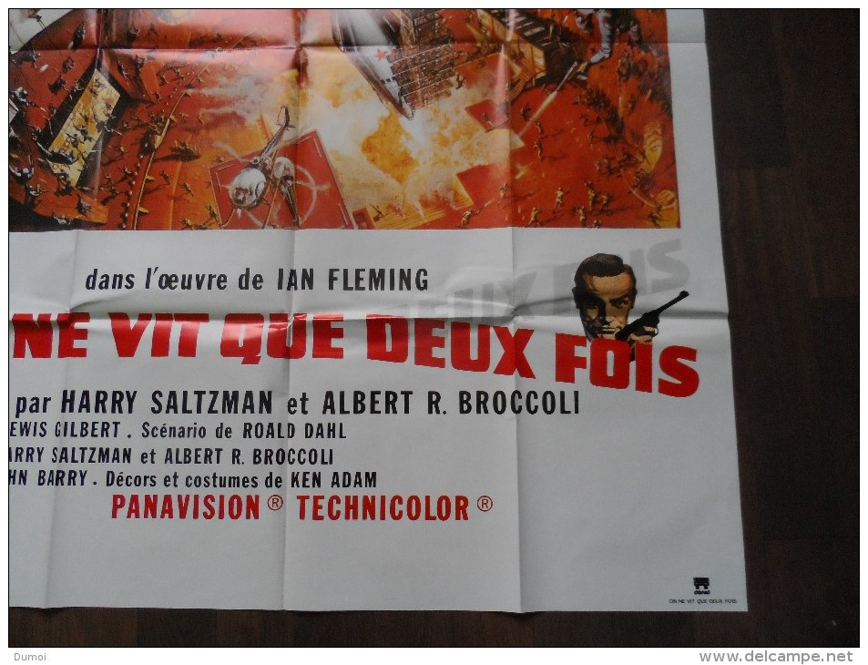 Affiche Cinéma: ON NE VIT QUE DEUX FOIS James BOND 007  -  Seam CONNERY (remis En Vente Suite à Non Paiement)) - Affiches & Posters