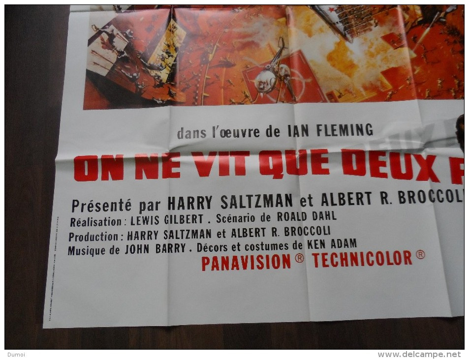 Affiche Cinéma: ON NE VIT QUE DEUX FOIS James BOND 007  -  Seam CONNERY (remis En Vente Suite à Non Paiement)) - Affiches & Posters