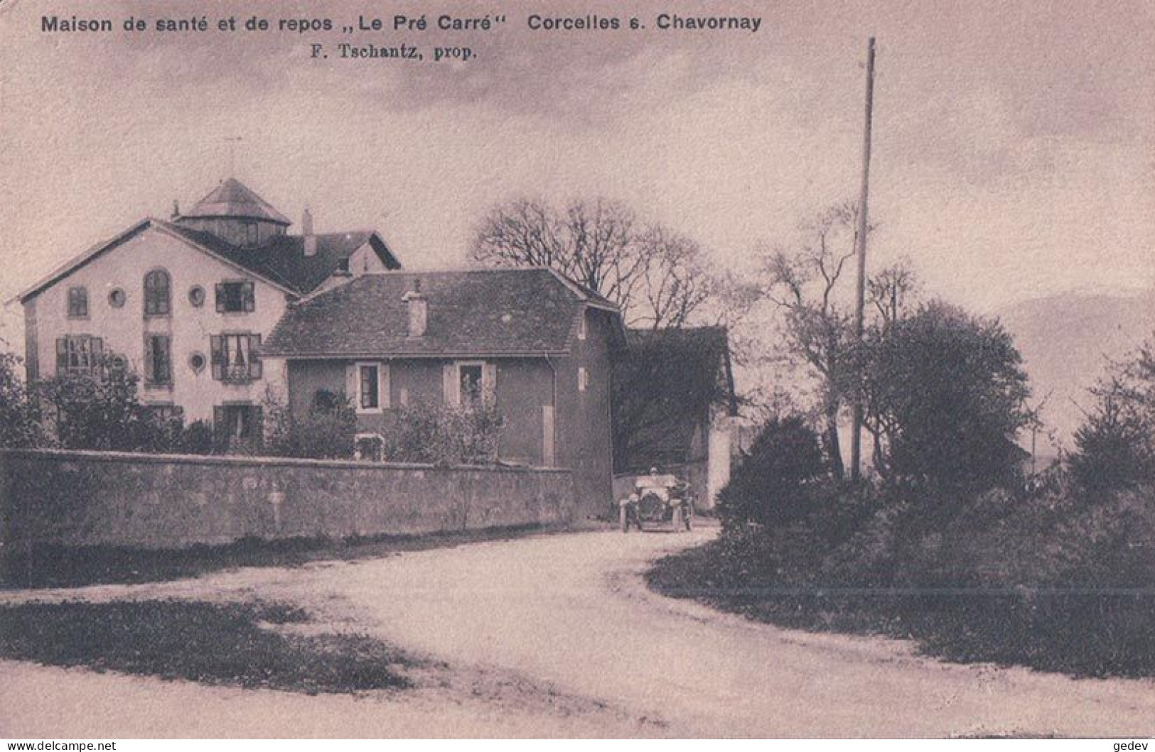 Corcelles Sur Chavornay, Pension Tschantz Maison De Repos "Le Pré Carré" Automobile (347) - Chavornay