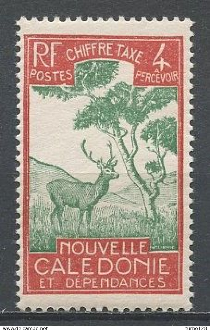 CALEDONIE 1928 N° 27 ** Neuf MNH TTB C 1.50 € Faune Animaux Cerf Et Niaouli Arbre Tree - Timbres-taxe
