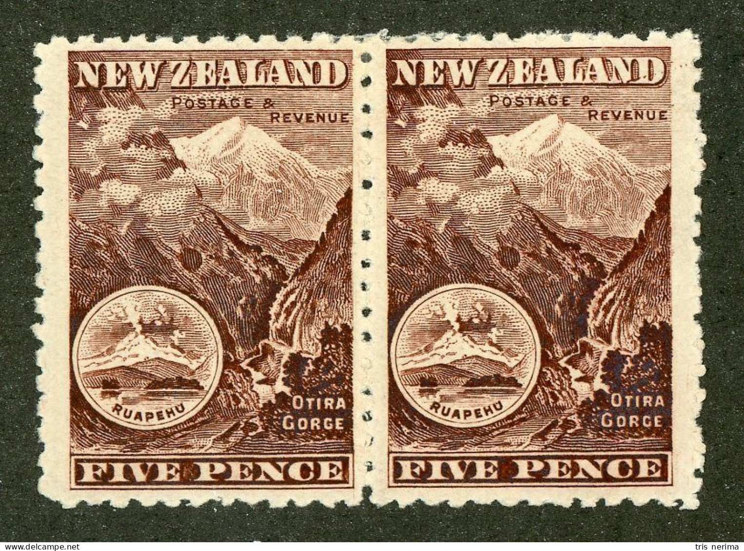 352 New Zealand 1898 Scott #77 Mvlh* (Lower Bids 20% Off) - Ungebraucht