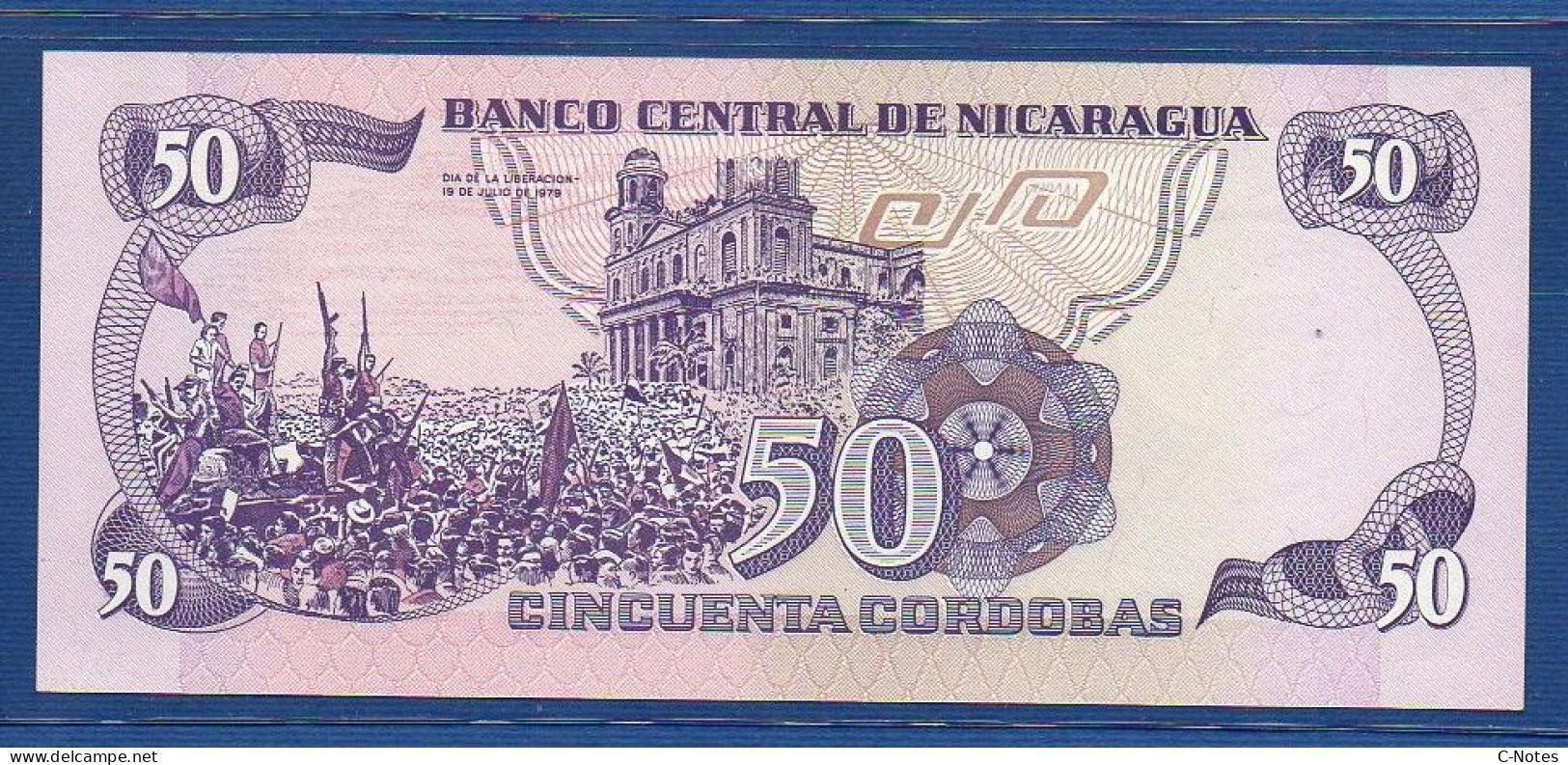 NICARAGUA - P.136 – 50 Córdobas 1979 UNC, S/n E 03000280 - Nicaragua