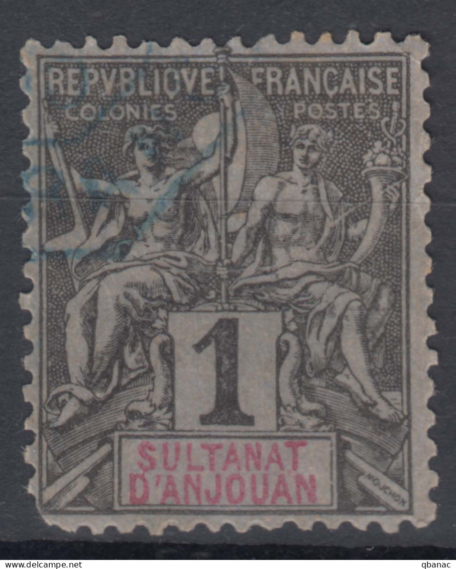 Anjouan 1892 Yvert#1 Used - Used Stamps