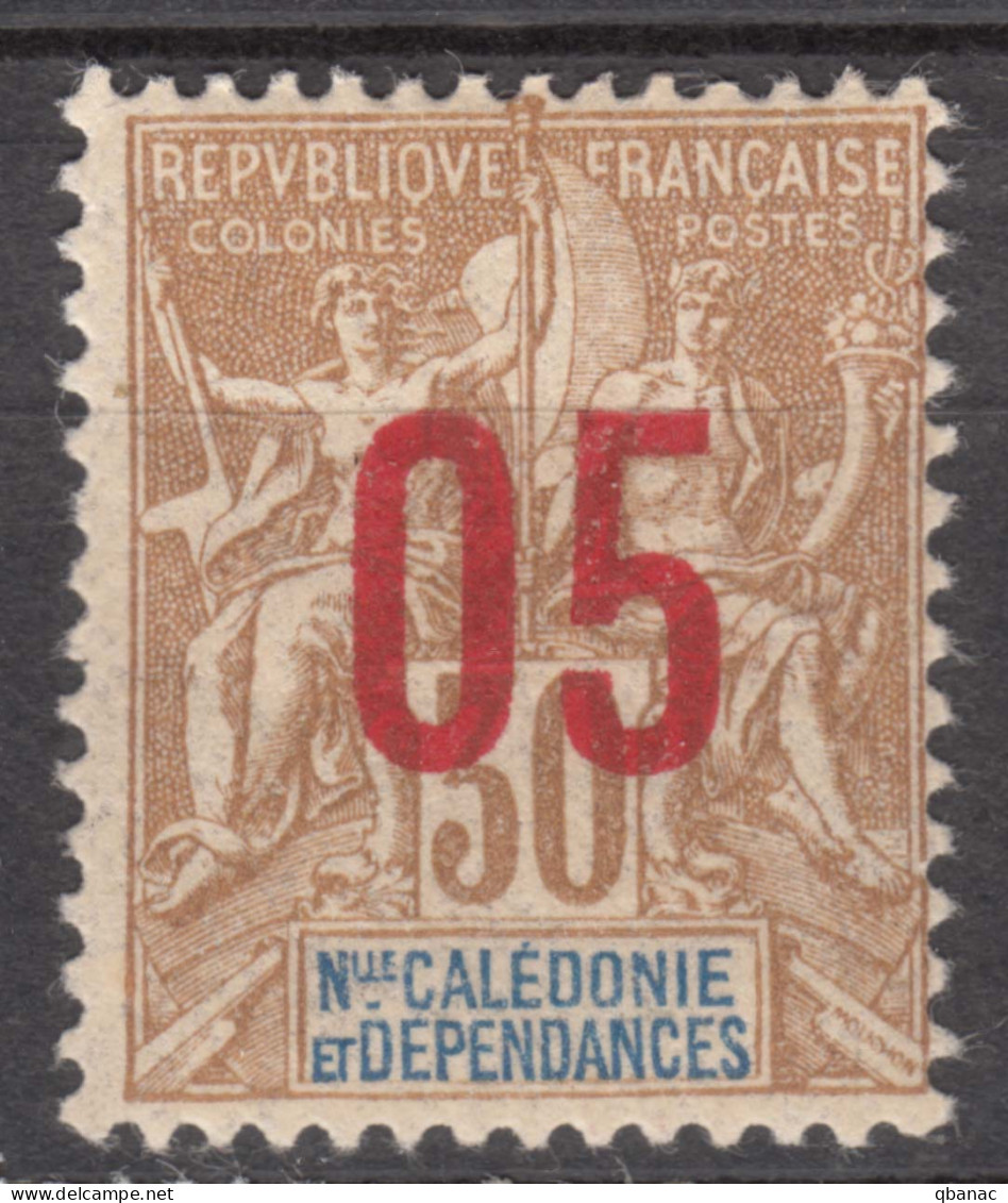 New Caledonia Nouvelle Caledonie 1912 Yvert#107 Mint Hinged - Ungebraucht