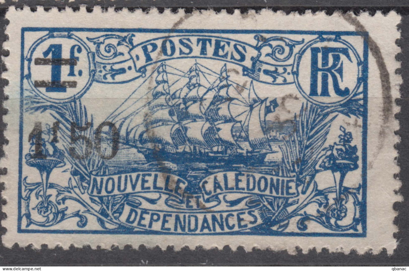 New Caledonia Nouvelle Caledonie 1924 Yvert#135 Used - Usati