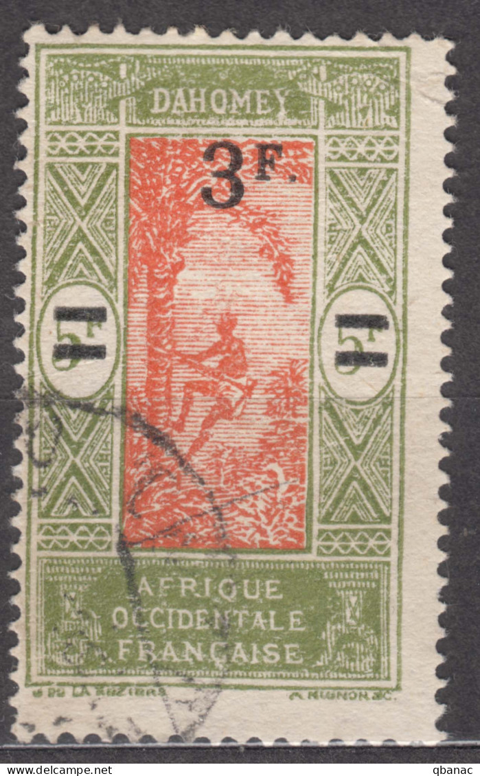 Dahomey 1926 Yvert#82 Used - Oblitérés