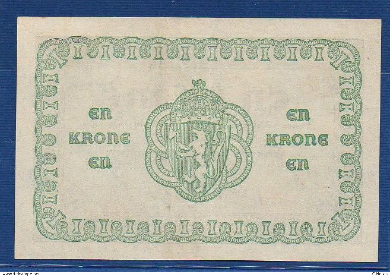 NORWAY - P.13a(2) – 1 Krone 1917 XF/AU Serie B.4709018 - Norwegen