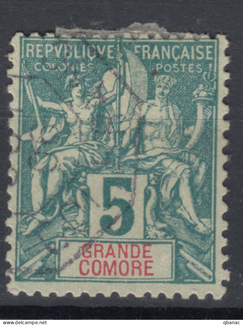 Great Comoro Island, Grande Comore 1897 Yvert#4 Used - Usati