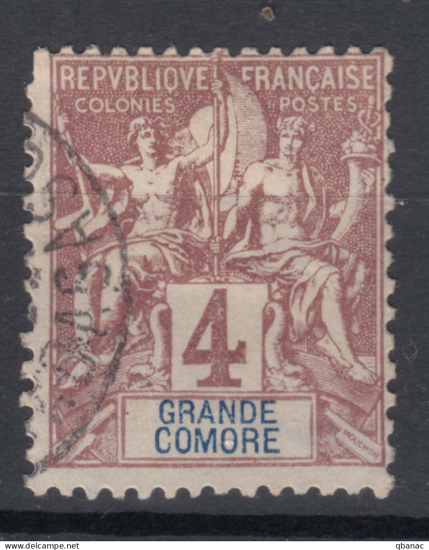 Great Comoro Island, Grande Comore 1897 Yvert#3 Used - Oblitérés