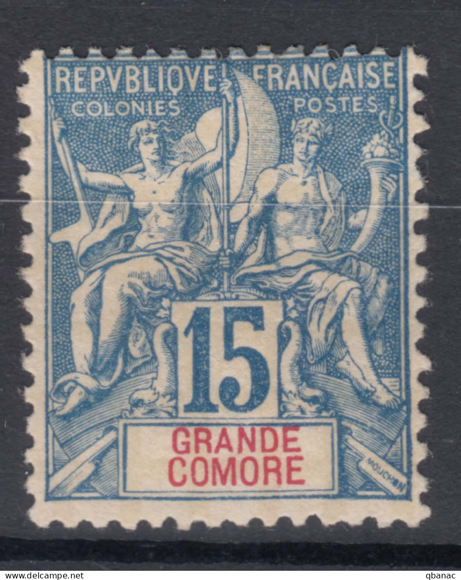 Great Comoro Island, Grande Comore 1897 Yvert#6 Mint Hinged - Neufs