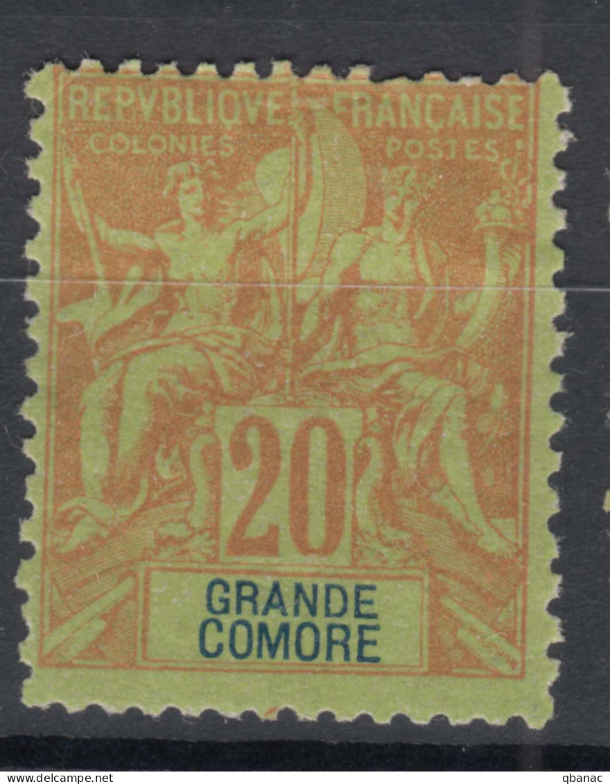 Great Comoro Island, Grande Comore 1897 Yvert#7 Mint Hinged - Unused Stamps