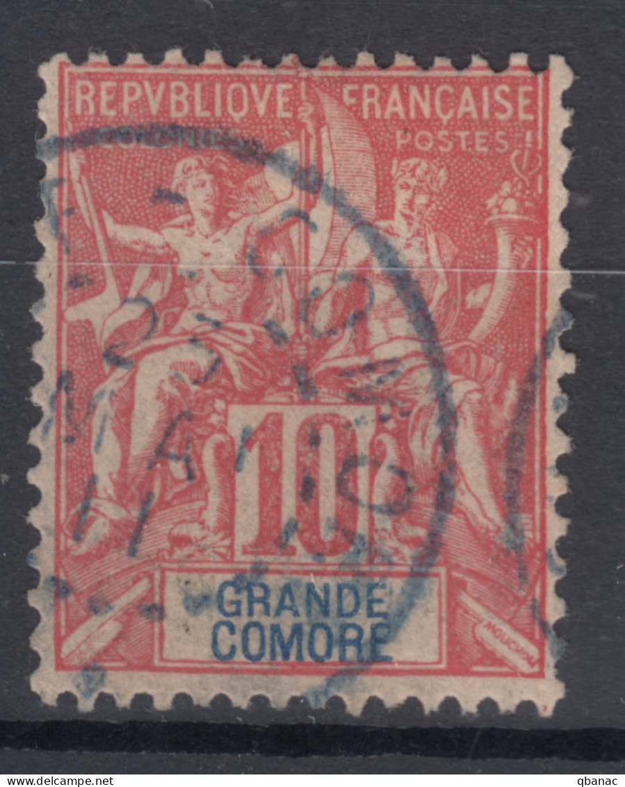 Great Comoro Island, Grande Comore 1900 Yvert#14 Used - Usados