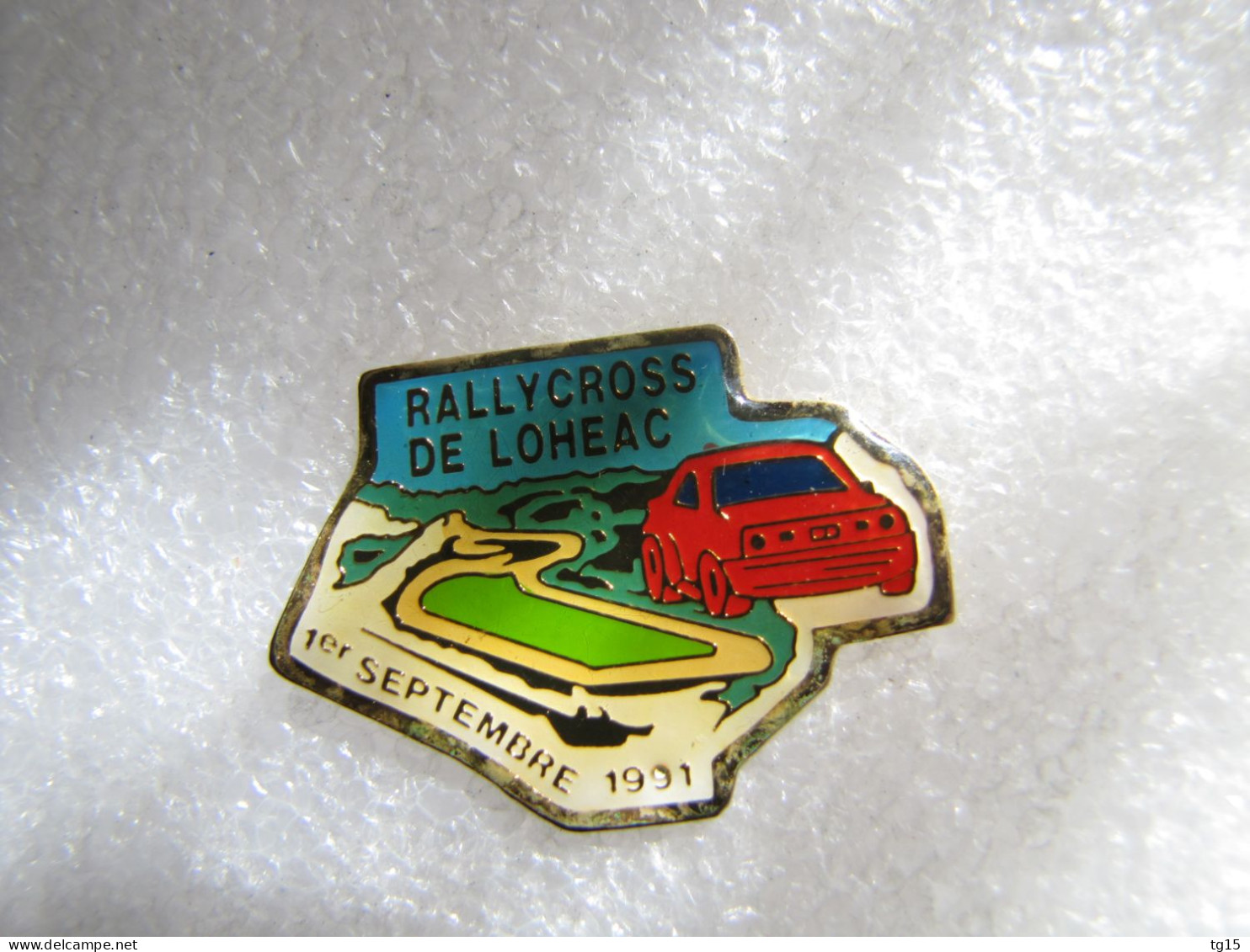 PIN'S    RALLYCROSS DE  LOHEAC 1991  BMW - BMW