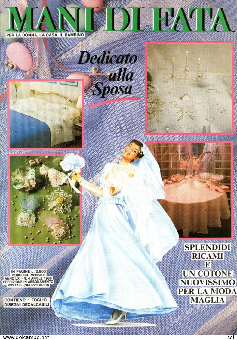 C 357 -  Rivista, Mani Di Fata Aprile 1986 - Fashion