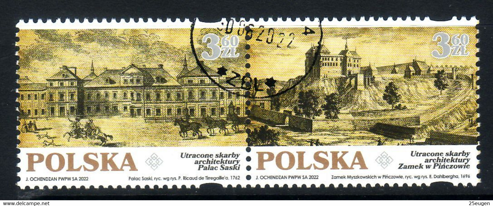 POLAND 2022 Michel No 5394-95  Used - Oblitérés