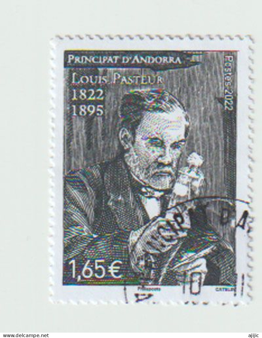 Louis Pasteur, Nacido En 1822 (200 Aniversario De Su Nacimiento. Sello Usado, 1ª Calidad (2022) - Gebraucht