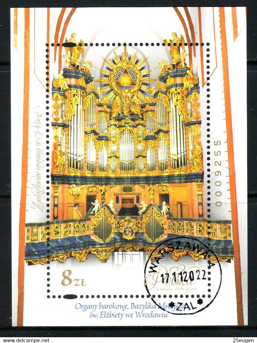 POLAND 2022 Michel No Bl. 316 USED - Oblitérés