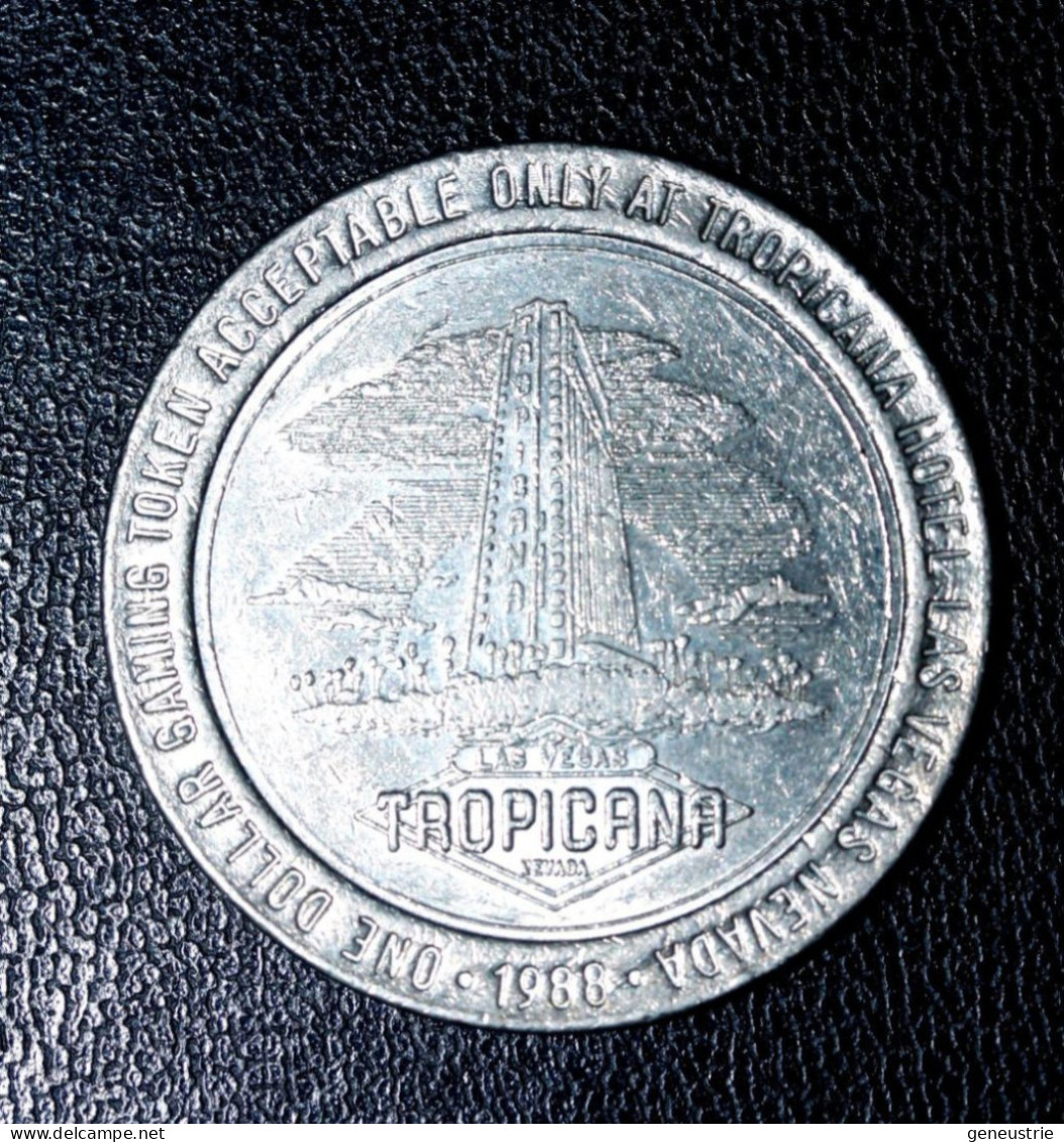 Jeton De Casino De 1 Dollar "Tropicana Hotel Las Vegas - Nevada" American Casino Token - Casino