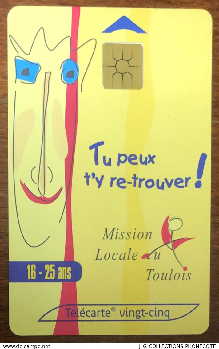 TOUL MISSION LOCALE RÉF PHONECOTE Hn1737  25U TELEFONKARTE SCHEDA TARJETA PHONECARD PREPAID PREPAYÉE CALLING CARD - 25 Unità