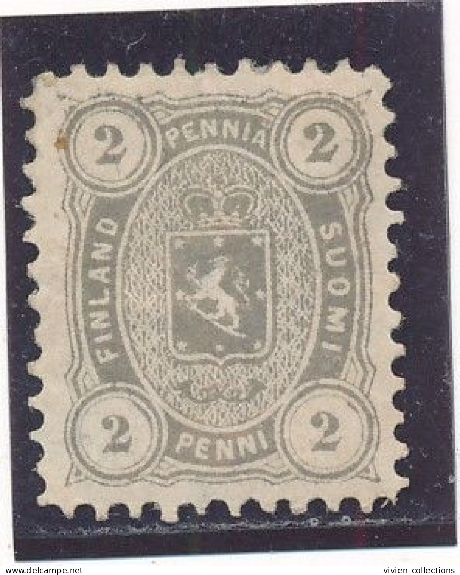 Finlande N° 13a Dentelé 11 Neuf * (état) - Neufs