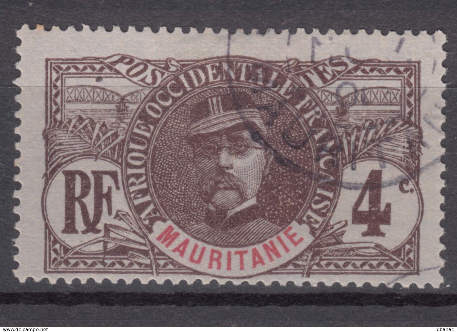 Mauritania Mauritanie 1906 Yvert#3 Used - Usati