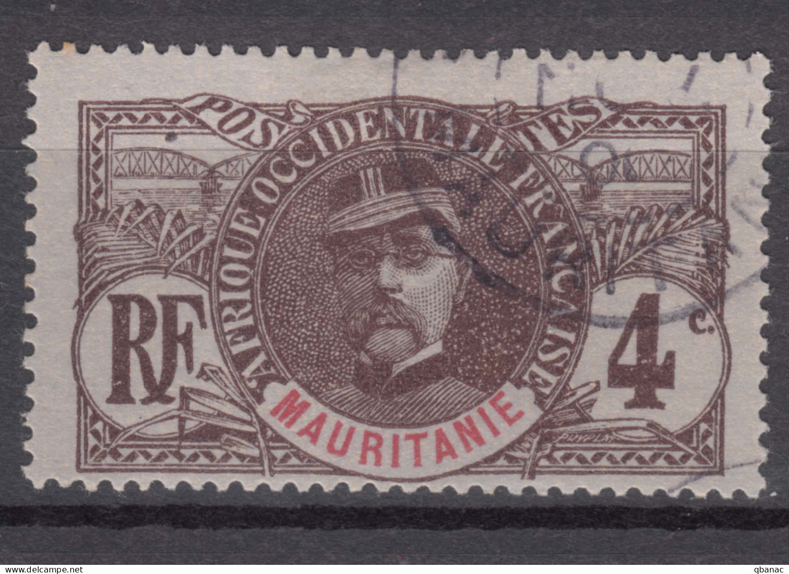 Mauritania Mauritanie 1906 Yvert#3 Used - Usados