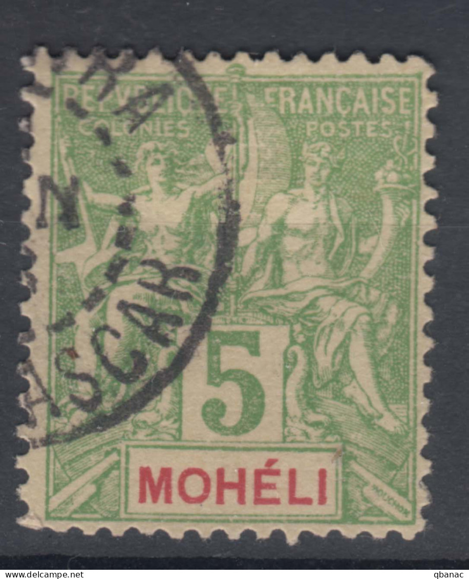 Moheli 1906 Yvert#4 Used - Usados