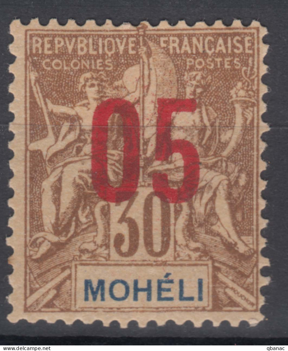 Moheli 1912 Yvert#19 Mint Hinged - Neufs