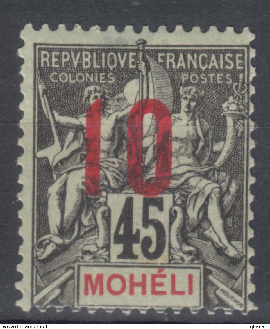 Moheli 1912 Yvert#21 Mint Hinged - Unused Stamps