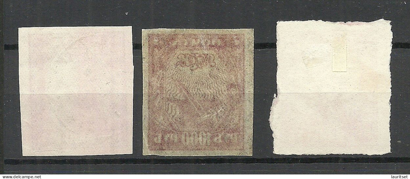 RUSSLAND RUSSIA 1921 Michel 161 X + Y + Z O - Used Stamps