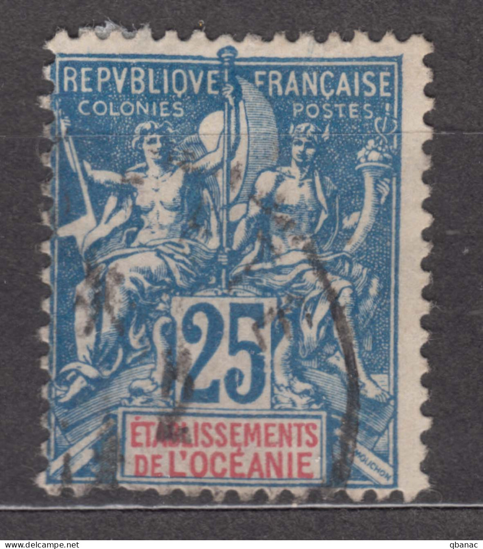 Oceania Oceanie 1900 Yvert#17 Used - Used Stamps