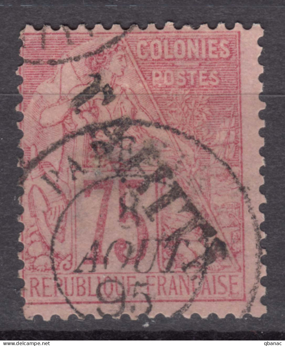 Tahiti 1893 Yvert#17 Used - Gebruikt