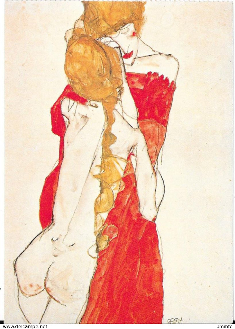 Egon Schiele - La Mère Et La Fille - Schiele