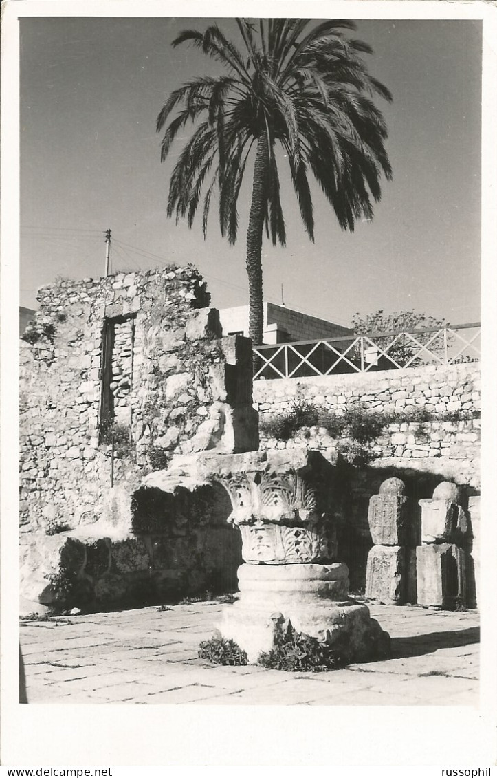 PALESTINE - SAINTE ANNE - JERUSALEM - PISCINE PROBATIQUE -  MOUSTIER DE L'ANGE - CHURCH OF THE ANGEL - 1953 - Palestine