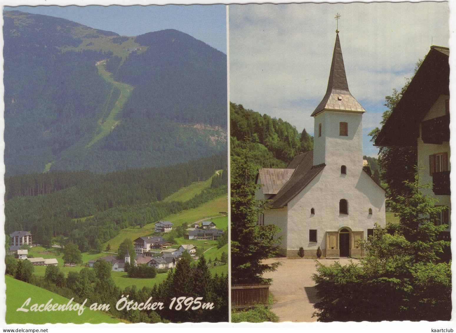 Lackenhof Am Ötscher, 1895 M  - (Österreich,Austria) - Kirche - Scheibbs