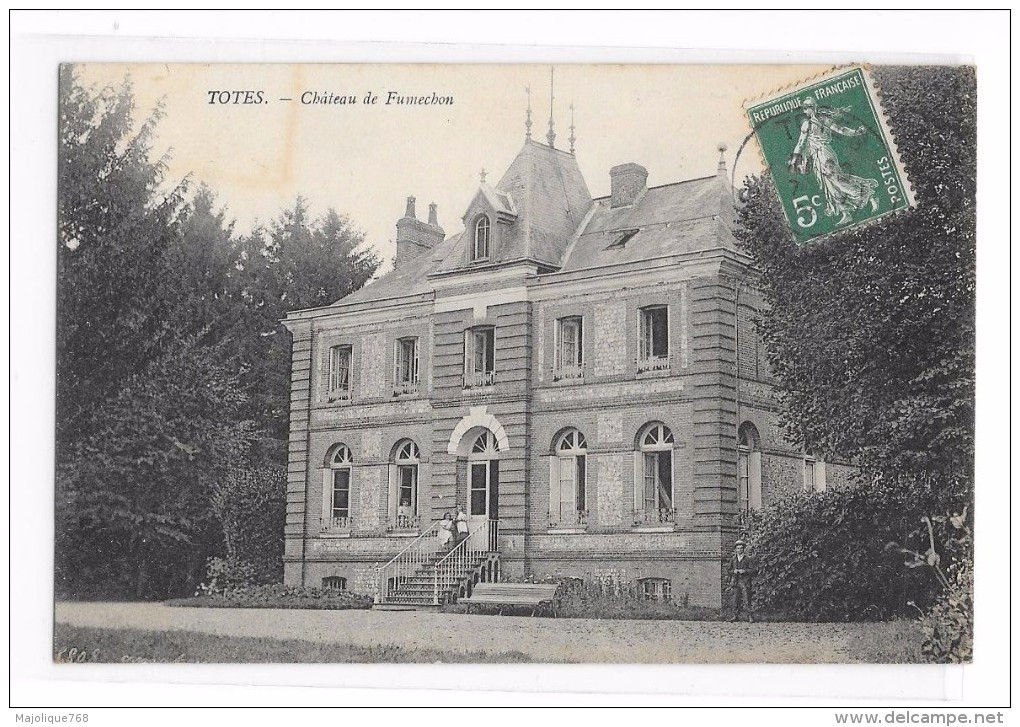 CPA Tôtes  ( SEINE INF)   Château De Fumechon - Totes