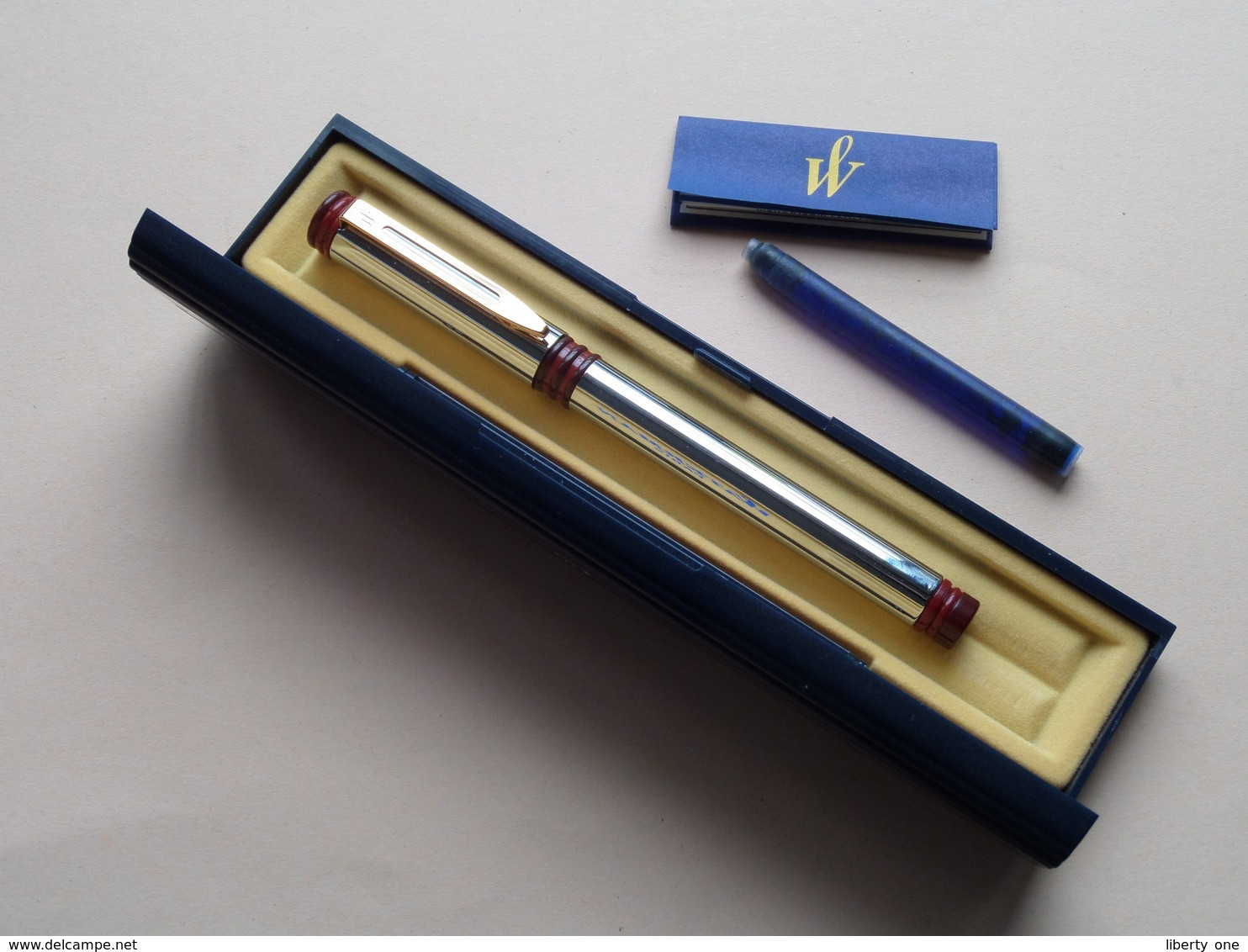 WATERMAN Paris > Voir Photo ( Pen / Ink - Encre - Inkt ) Total Avec Box +/- 56 Gram ! - Vulpen