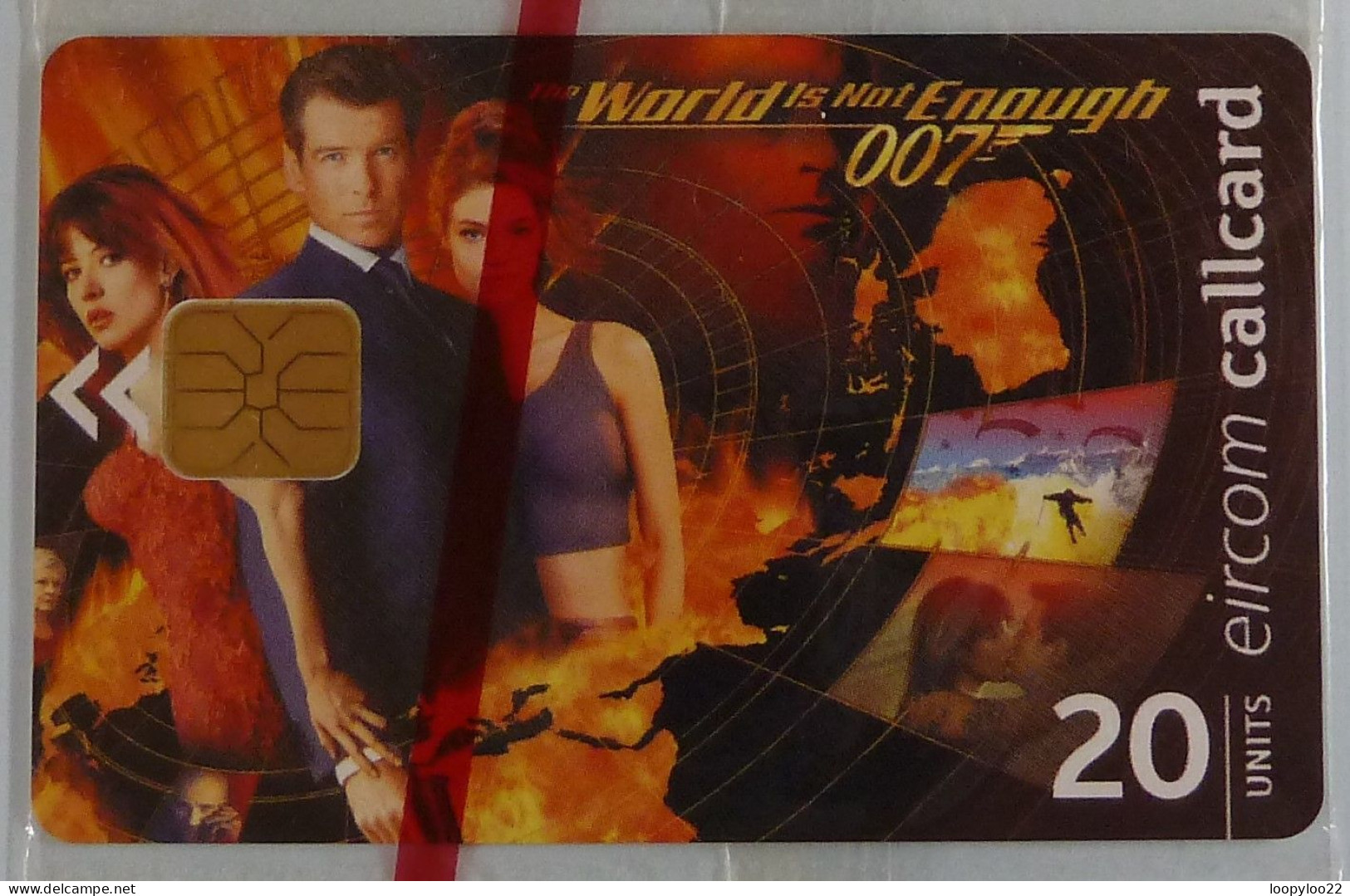 IRELAND - CallCard - Chip - 1263 - James Bond 007 - World Is Not Enough - 20 Units - Mint Blister - Ierland