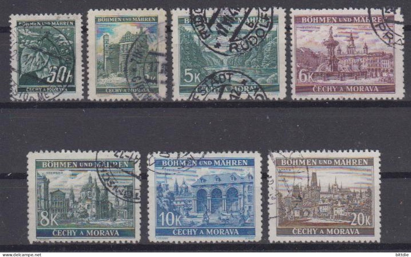 B.u.M.  55/61 , O   (A6.1504) - Used Stamps