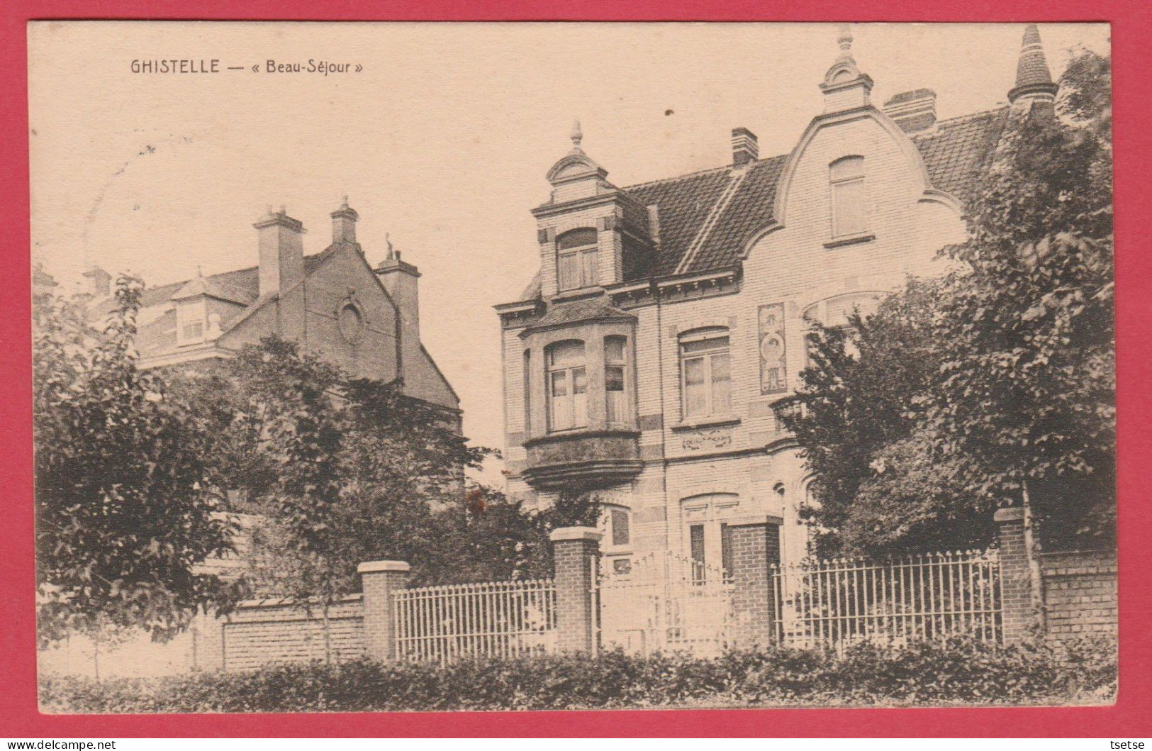 Gistel - Villa " Beau Séjour " - 1929 ( Verso Zien ) - Gistel