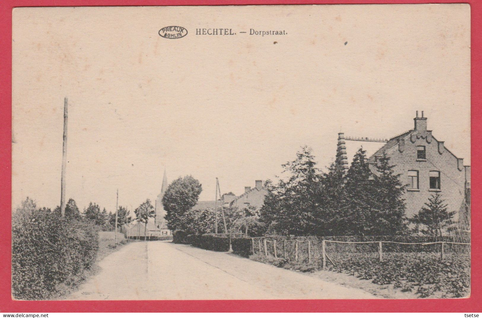 Hechtel - Dorpstraat - 1925  ( Verso Zien ) - Hechtel-Eksel