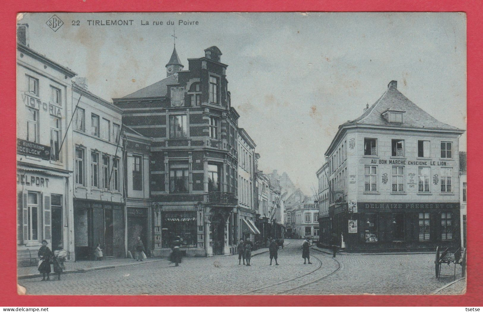 Tienen / Tirlemont - Le Ru Du Poivre -S.B.P. -1908 ( Verso Zien ) - Tienen