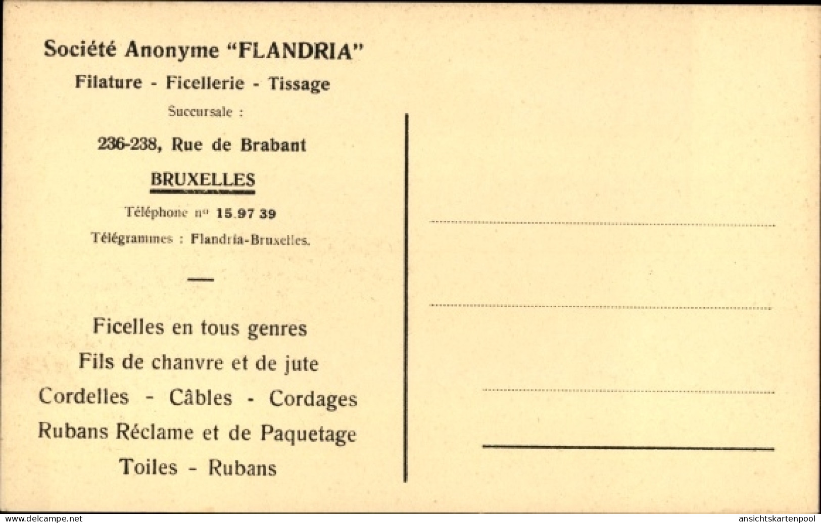 CPA Brüssel Belgien, Usines Societe Anonyme Flandria, Vue Generale Des Usines - Bruxelles-ville