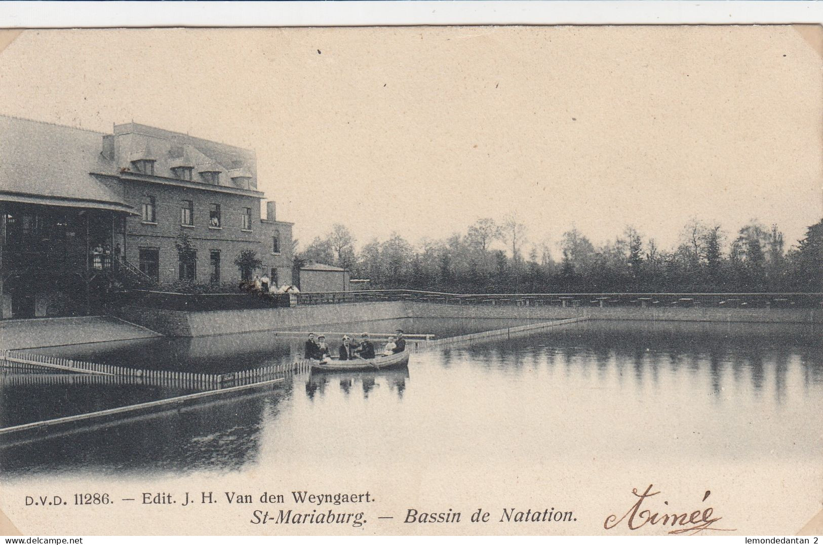 Sint-Mariaburg - Zwemdok - Bassin De Natation - Afgestempeld St-Mariaburg 1905 - Brasschaat