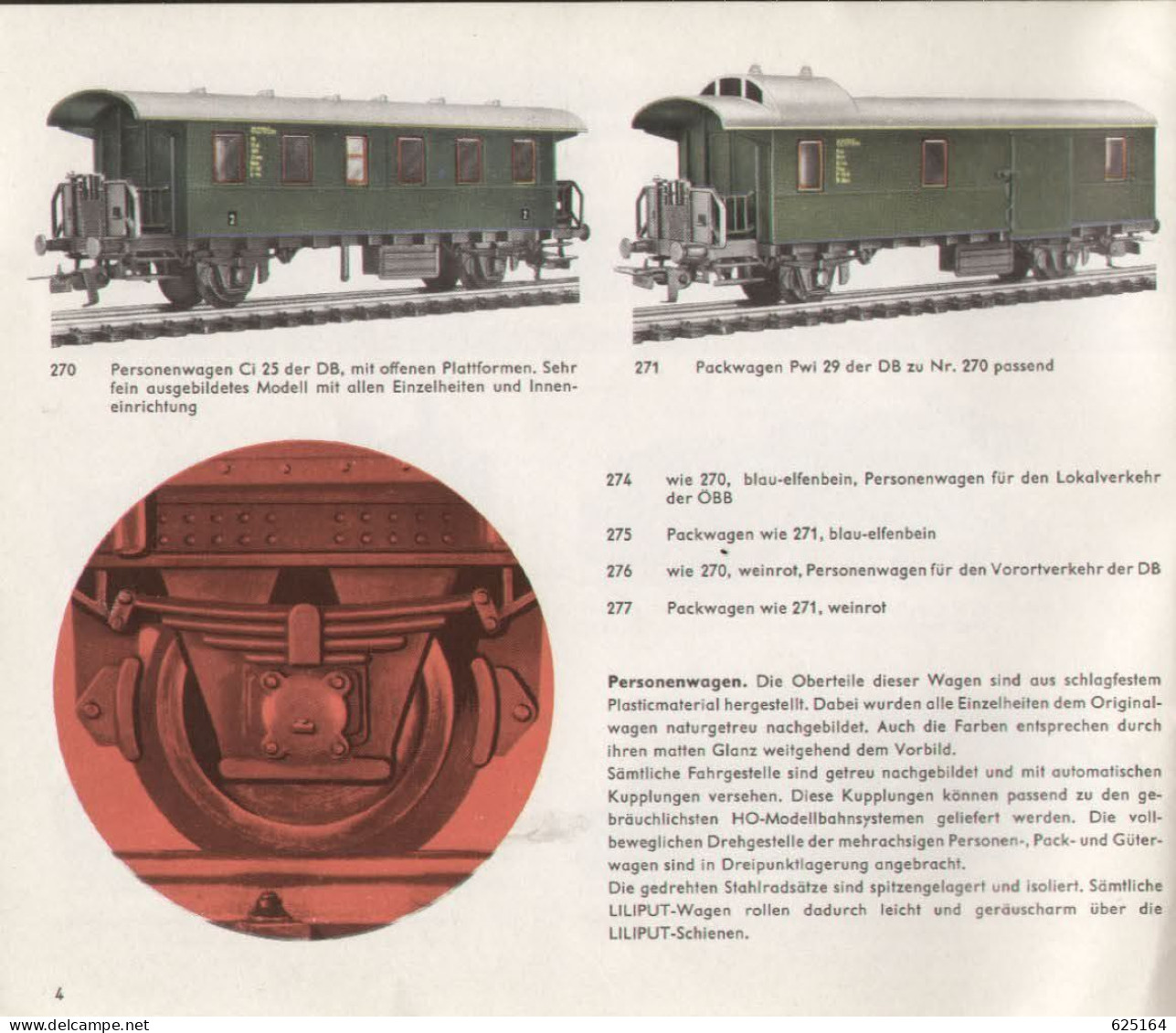 Catalogue LILIPUT 1964/65 Modellbahn HO 1/87 - Deutsch