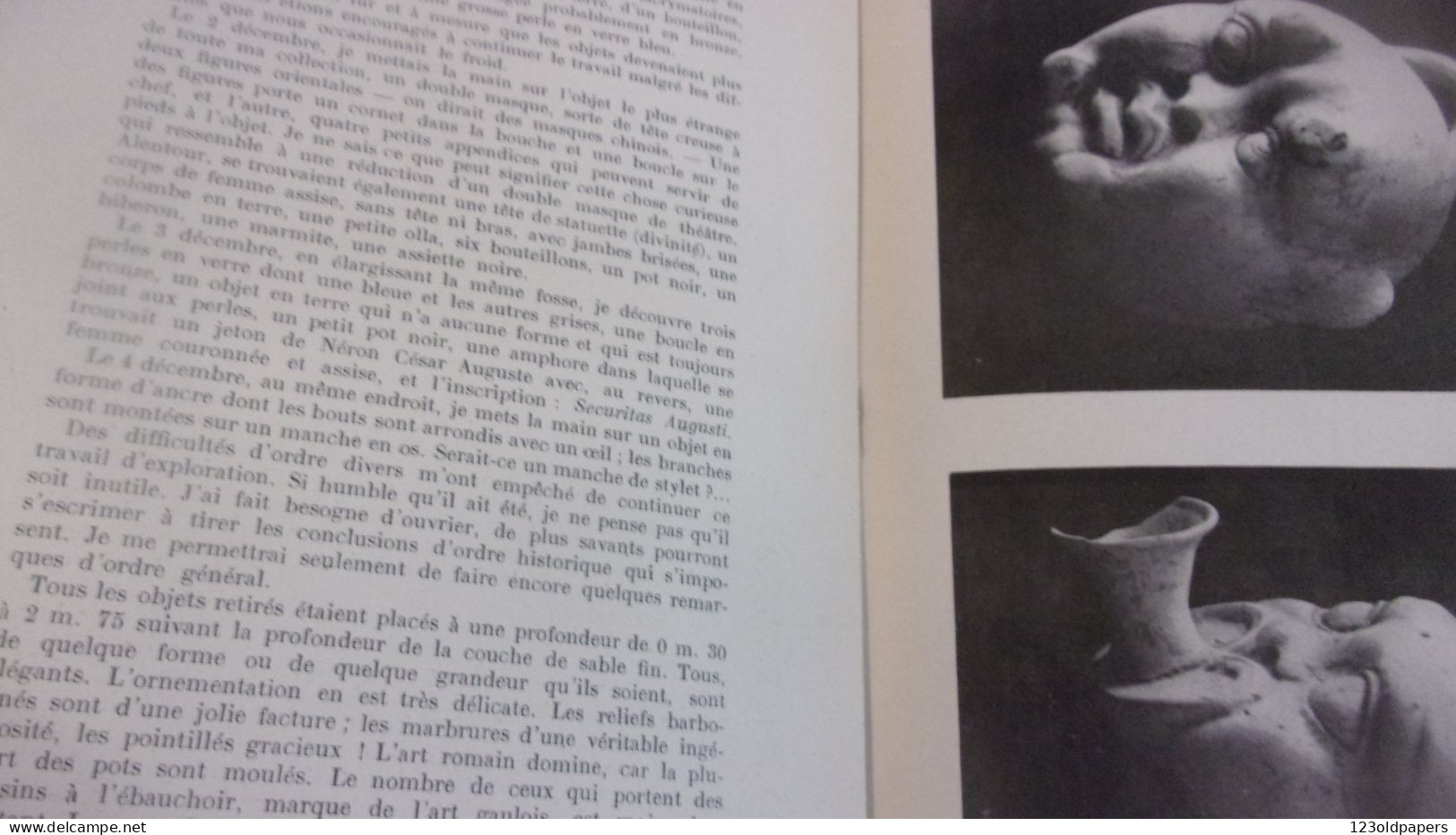 LOIR ET CHER 1938 SOINGS EN SOLOGNE CIMETIERE ROMAIN LES FOUILLES EFFECTUEES EN SOLOGNE PAR HENRY AGEORGES - Archeology