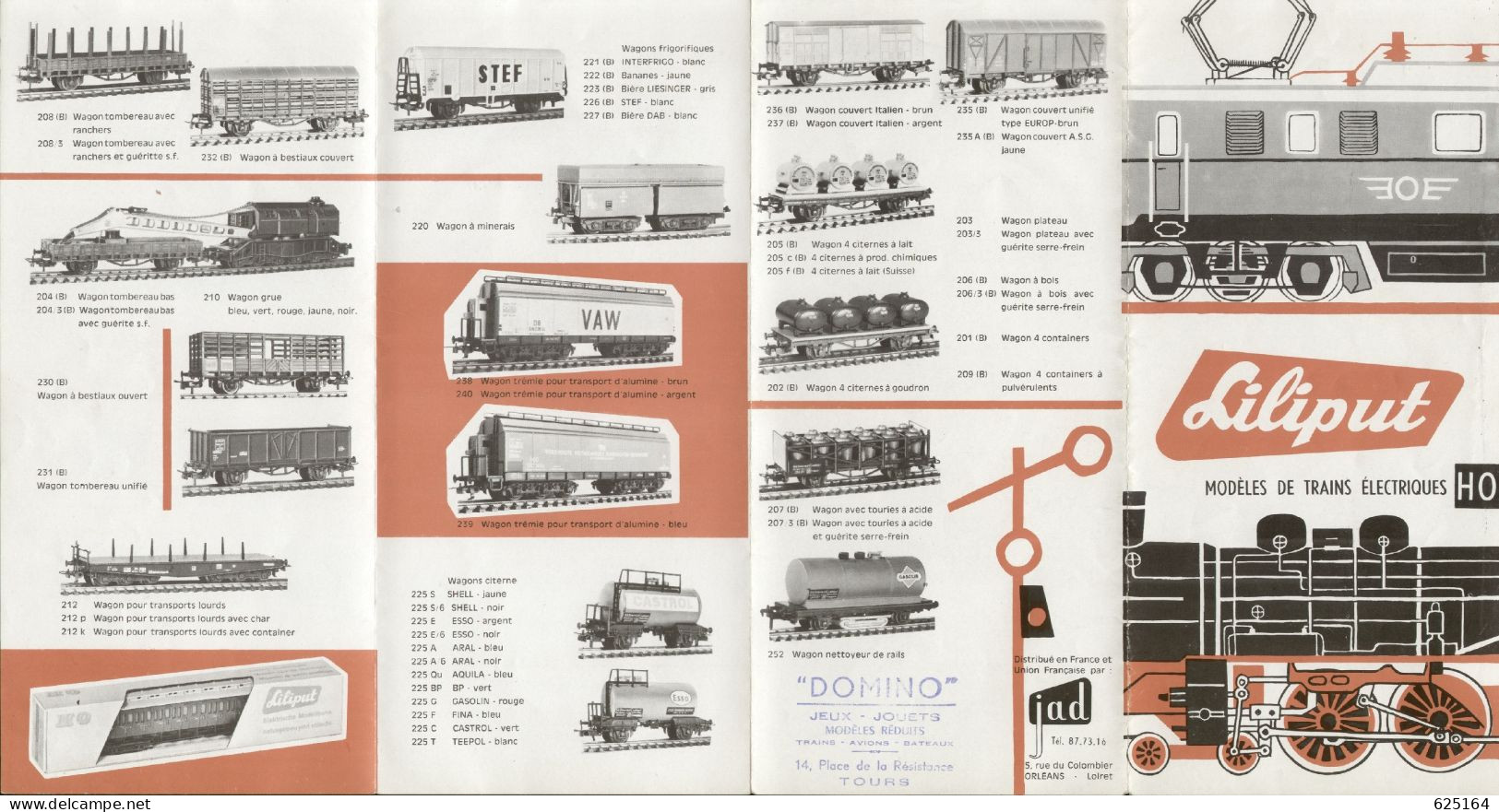 Catalogue LILIPUT 1964  Folder Französische Ausgabe + Preise FF - Francese