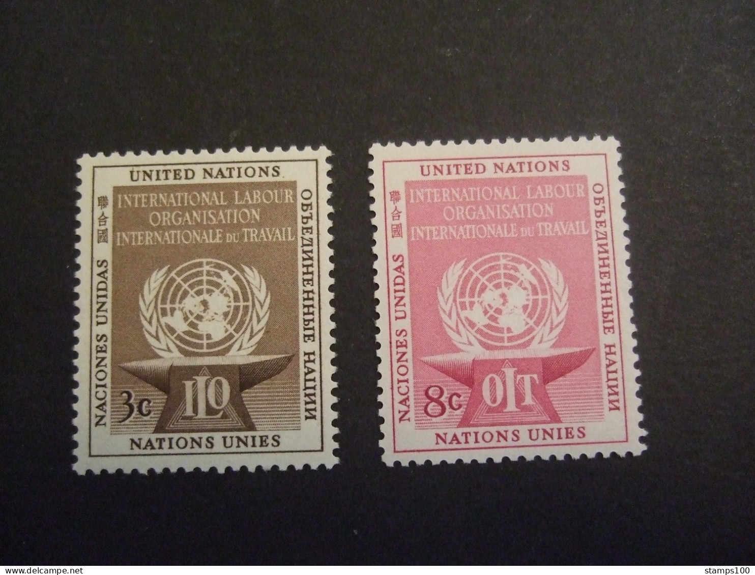 UNITED NATIONS N.Y. 27/28  MNH**. (V03-TVN) - Neufs