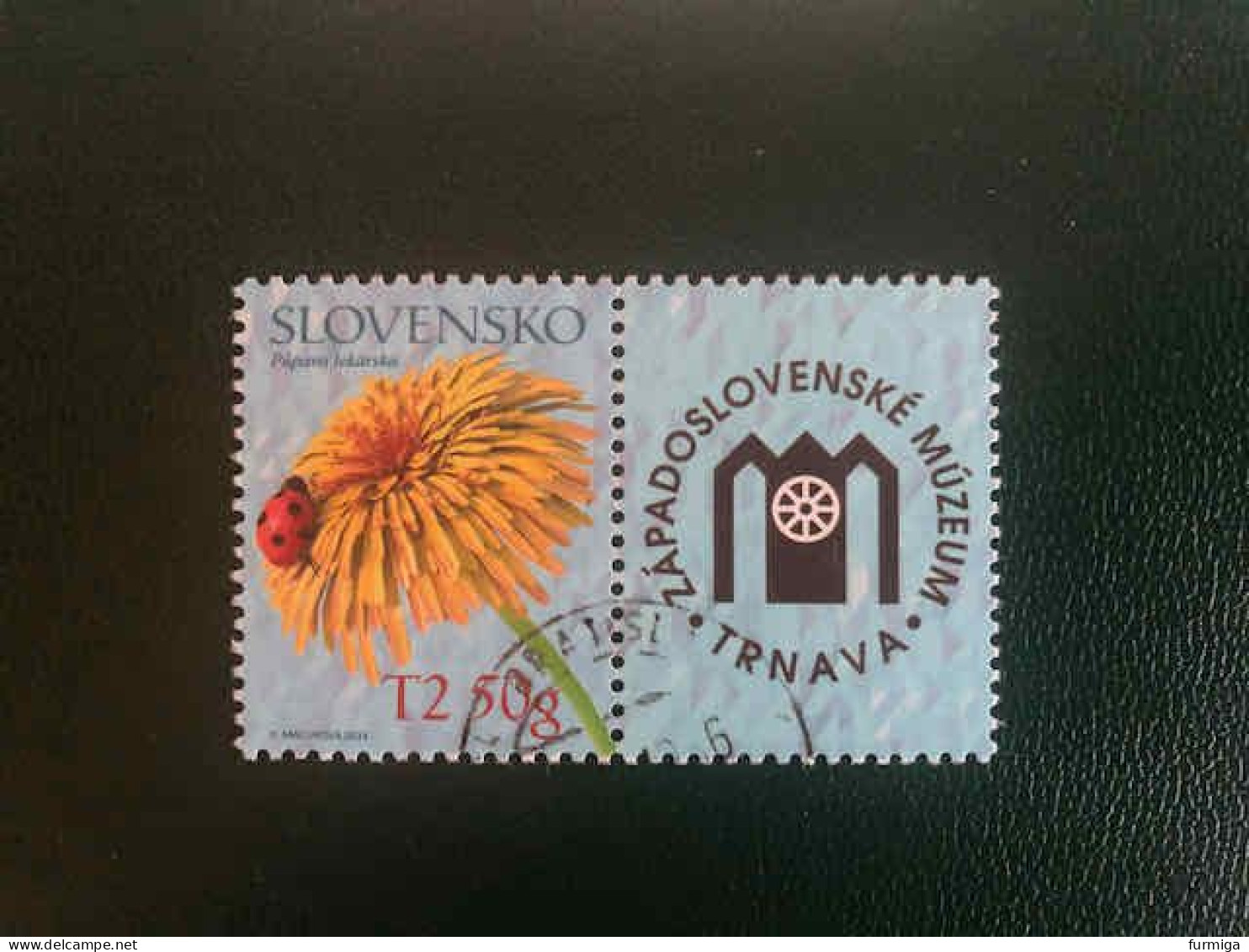 Slovakia 2014 - 739Zf, With TAB - Fine Used - Rund Gestempelt - Oblitérés