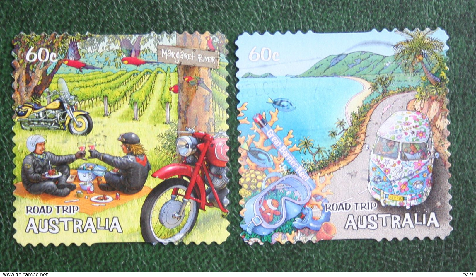 Road Trip Through Australia 2012 Mi 3808 3809 Y&T - Used Gebruikt Oblitere Australia Australien Australie - Used Stamps